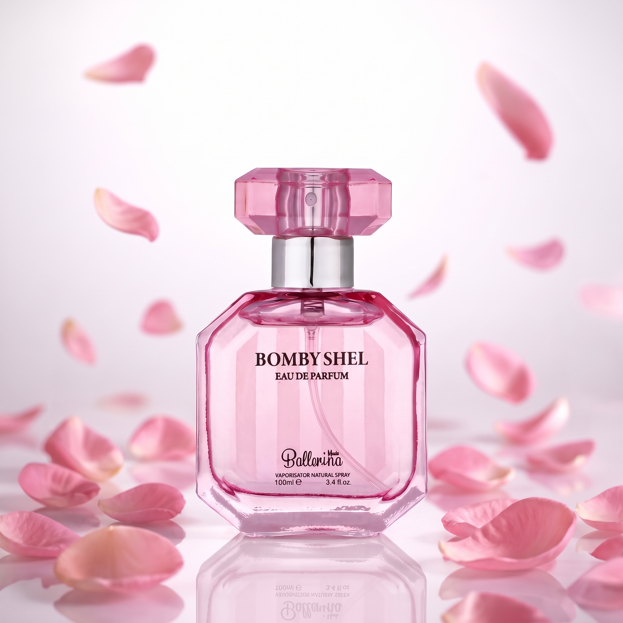 عطر زنانه بالرینامدل Bomby Shel حجم 100 میلی لیتر